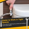 Gulfmew 2 in 1 Plumber Wrench for Faucet Valve, Angle