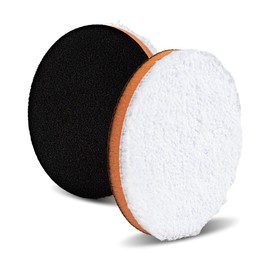5.25" One Step Light Cutting Microfiber Pad (2-Pack) - Great for Removing Moderate Defects, Swirls and Light Oxidation. Fits 5" Backing Plate.