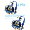 Everest 2pc 1in x 16ft Ratchet Strap with D-Ring 3000lbs