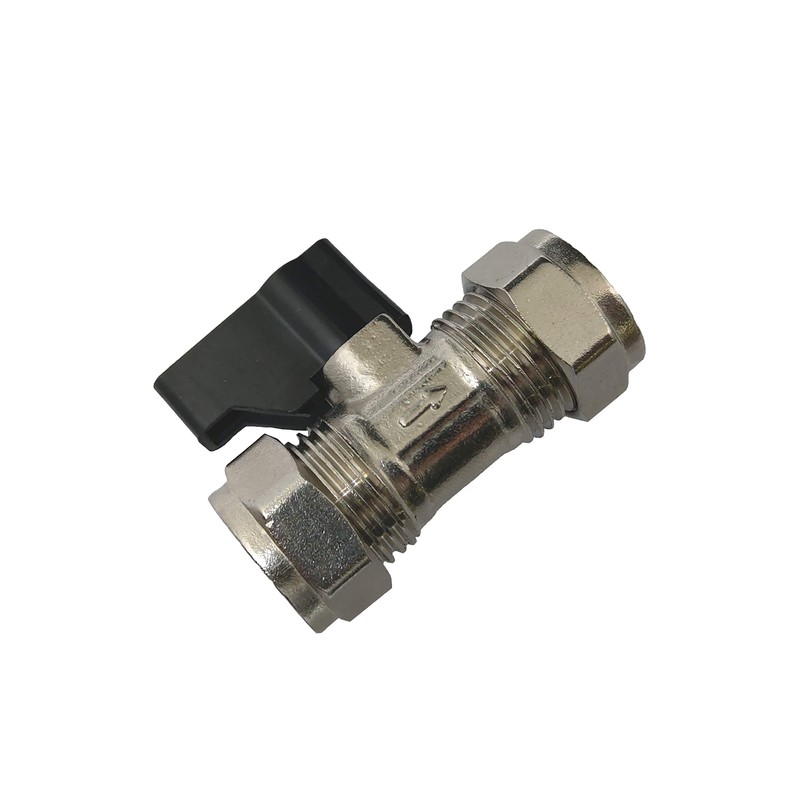 15mm Lever Operated Chrome Isolation Valve CxC
