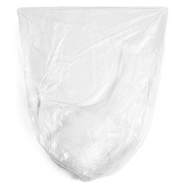 Commander 12-16 Gallon 0.4 MIL Clear Heavy Duty Garbage Bags - 24" x 31" - Pack of 500 - For Contractor, Janitorial, Industrial, & Commercial