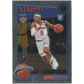 2019-20 Panini Hoops Premium Stock Tribute Rookies RJ Barrett Rookie Card RC #298 WN17