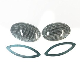 XKMT-Smoke Side Fender Lights with LEDs Compatible With 1999-2010 F-350/F-450 Super Duty Dually trucks with factory installed fender lights [B011HE6WG8]