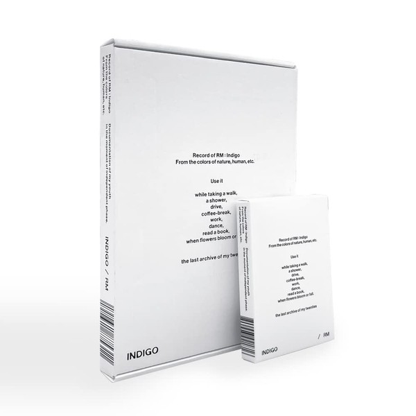 RM BTS - Indigo [Book+Postcard Edition Set] 2Album+Store Gift