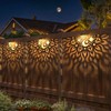 Gardsee Solar Fence Lights 6 Pack Solar Deck Lights Waterproof