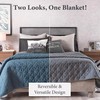 Vianney King Size Comforter, Novo Cobalto Bedding, Reversible Lightweight Blanket