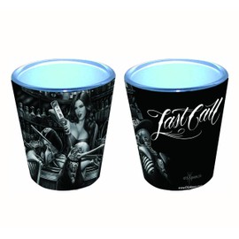 David Gonzales Art Shot Glass - Last Call - Set of 3