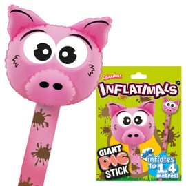 Inflatimals - Pig from Deluxebase. Inflatable Blow up Pig. Perfect Inflatable Pig Toys, Party Gifts, Birthday Decoration and Kids Party Favors. Great for Farm Animal Party Supplies.