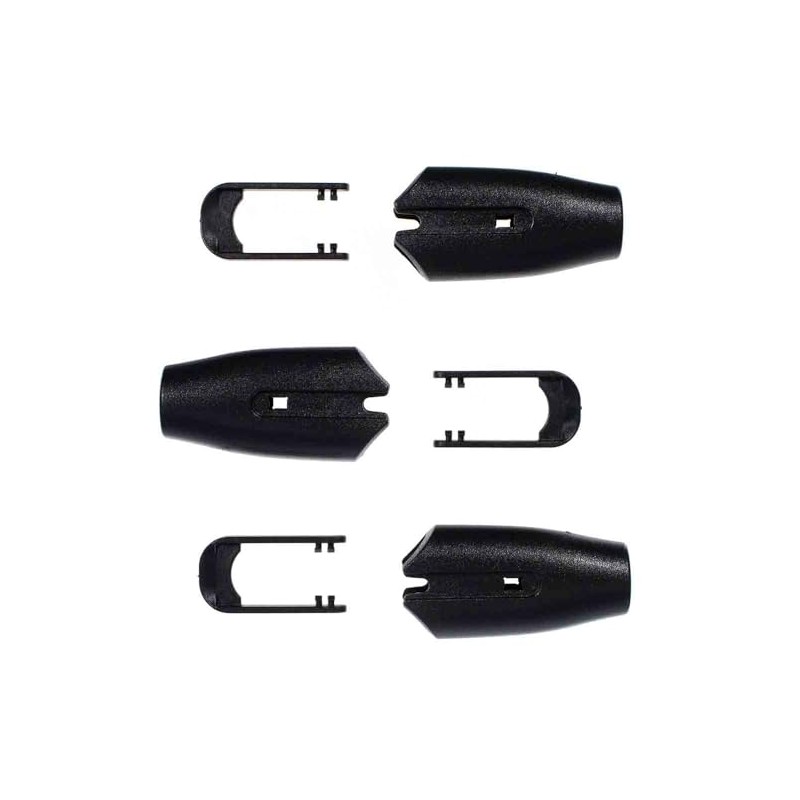 West Coast Paracord Black Plastic Utility Rope Clamps – Tie-Downs,