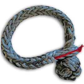 eaglefit - Premium soft shackle made of polyethylene approx. 4900 kg load rope thickness 8 mm and length 26 cm open - soft shackle the feather-light carabiner loop - shackle rope extra robust and safe