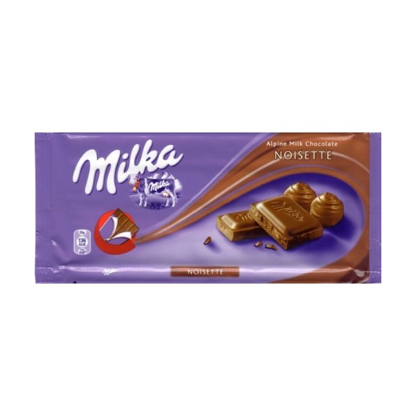 Milka Milk Chocolate Noisette, 100g
