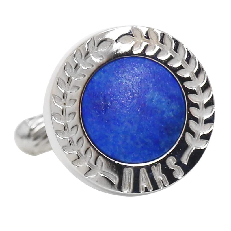 DAKS Ducks Round Lapis Lazuli Stone Cuff Links Cufflinks dc10121,