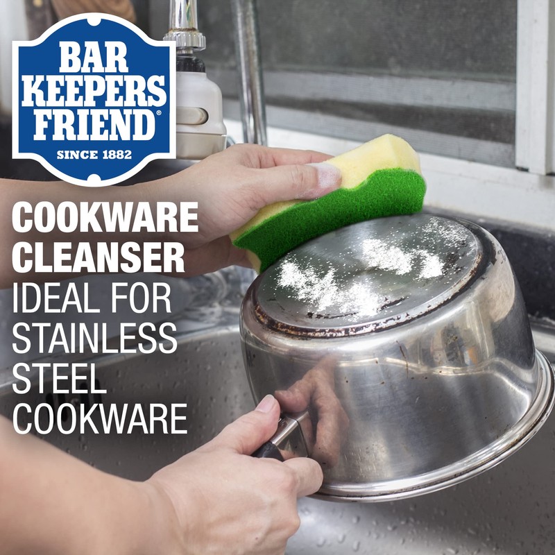 Bar Keepers Friend Cookware Cleanser Polish 13.5 oz and More