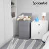 SpaceAid Laundry Hamper with Lid, 110L Large Tall Clothes Basket