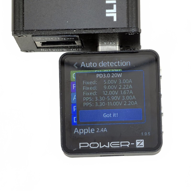 DSLRKIT 2.5Gbps PoE Splitter & Passthrough Adapter to USB Type-c