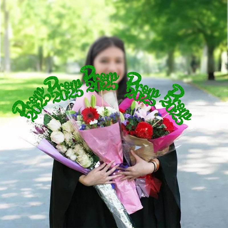 Gyufise 12Pcs Prom 2025 Centerpiece Sticks Prom Night Party 2025