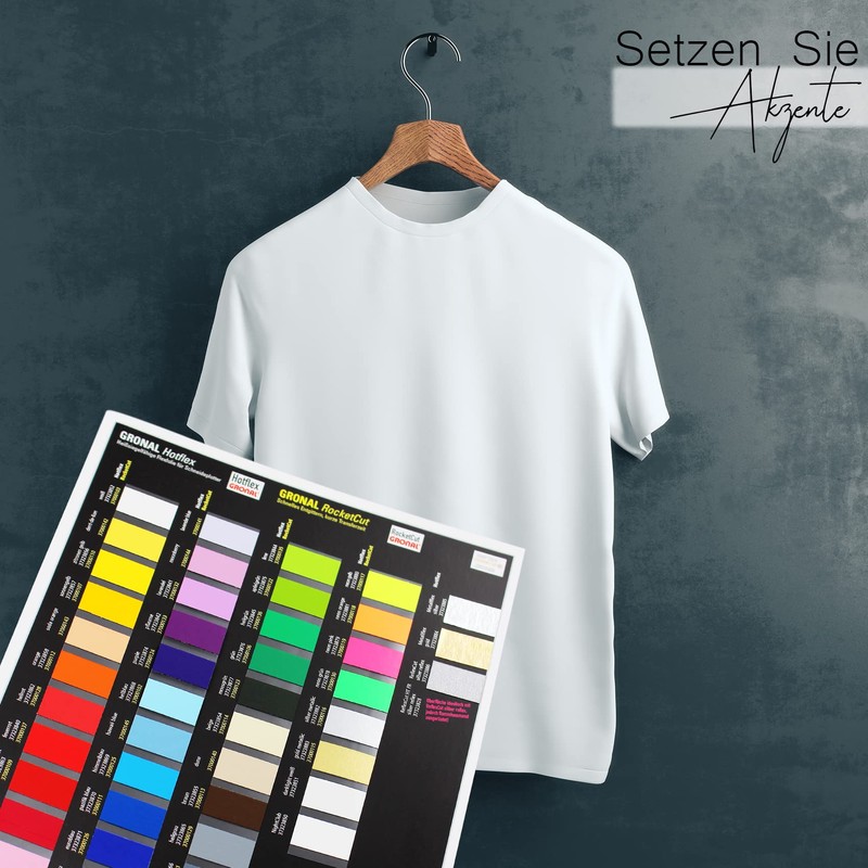 Colour Chart for Textile Film, DIN A4 Format, Textile Plotter