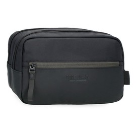 Pepe Jeans Sail Up Two Compartment Toiletry Bag One Size, black, One size, Toiletry bag with two compartments
