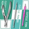 Professional Nail Care Kit with Cuticle Oil and Buffing Tools
