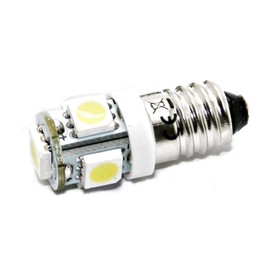 LED-Mafia® 1 x E10 screw socket, 6 V, LED SMD E10, 6 V (1 x blue)