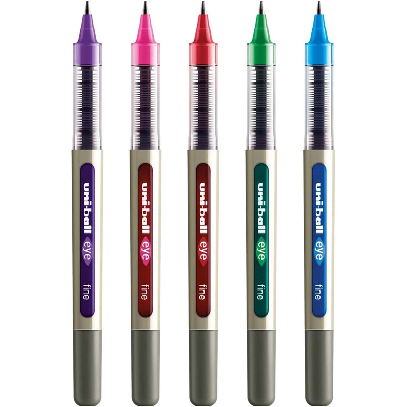 Uni-Ball UB-157 Eye Rollerball Pen Set - Pack of 5