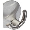 Wenko 4466190100 Wall hook Rondo Matt selfadhesive, Metal Stainless steel,