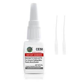 Ceramic Glue,Glue for Tile,Ceramic and Tile Repair Glue,Ceramic Tile Adhesive,Instant Super Glue for Ceramic,Tile,Mug,Metal,Plastic,Wood,Rubber,Glass,Silicone,Leather,DIY Craft(20g/Clear)