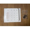 Ring Alarm Keypad Wall Mounting Plate (Large) - 3D Printed