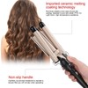 3 Barrel Curling Iron Wand Adjustable Hair Curler Waver Crimper