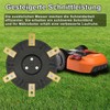 FourShow Robotic Lawnmower Blade Plate + 6 Replacement Blades Blade