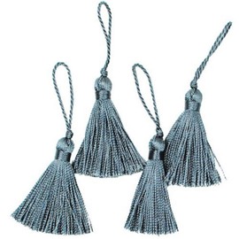 Expo Mini Fiber Tassel, Pewter, 4-Pack