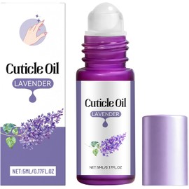 Aceite de Cutícula con Lavanda Natural, Cuidado Diario para Uñas Fórmula Hidratante, Suaviza y Protege, Portátil, Aplicable sobre Esmalte, Nutre la Manicura