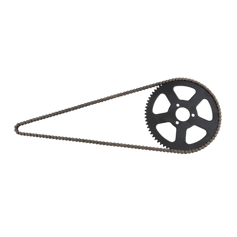 Sharplace 25H 68 Tooth Rear Sprocket + Chain 49cc 2