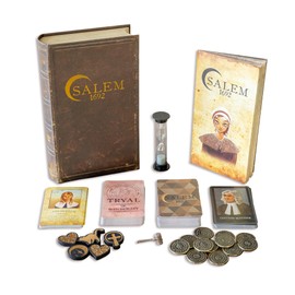 Salem 1692 Deluxe Edition Board Game - Witch Hunt Game for Friends and Family - A Game of Cards, Strategy, Deceit, and Luck for 4-12 Players