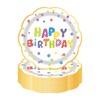 LDFDRT Pack of 50 Party Tableware Birthday Paper Plates, 18