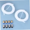 Hohopeti 1 Set Pneumatic Connector Quick Coupling PTFE Tube Set