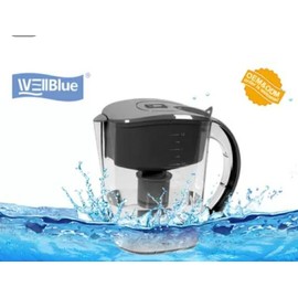 well blue 3 PACK Filters Replacement Cartridge Alkaline Mineral Water Ionizer Pitchers