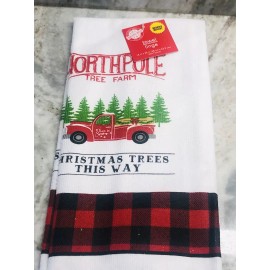 ShipN24Hours. New-“Hot Cocoa Served Here”. Towel Linge: 15 In X 25 In.