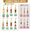 8 pcs Syrup Pumps with Cap to Avoid Dripping, Leak