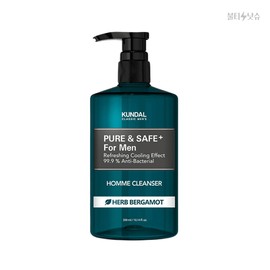Kundal Men's Cleanser Pure & Safe Cooling Secret Zone Men's Cleanser 300ml x 1 / 쿤달 남성청결제 퓨어 앤 세이프 쿨링 시크릿존 남성청결제 300ml 1개