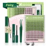 Kit de Extensiones de Pestañas Raíces Invisibles Keyyou Fairy Espesor
