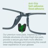Fusanwin Eyeglass Nose Pads, 1.5mm Thickness, Thousands of Frog-Inspired Microstructured