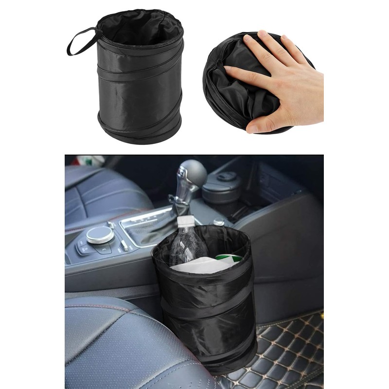 YFFSFDC Car Trash Can, Car Garbage Bag, Car Storage Case,