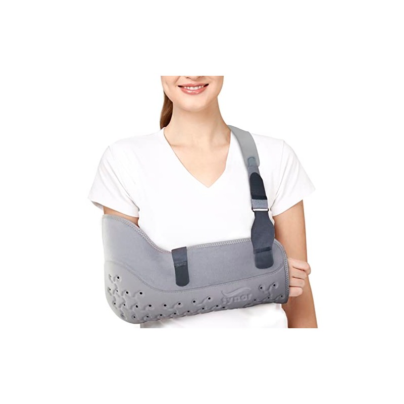 Tynor Pouch Arm Sling Urbane, Grey, Large, 1 Unit