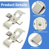 Hoypeyfiy BPF1266C Front Brake Pads Fitting Pins Kit with Disc