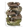 Sunnydaze Tabletop Water Fountain - Relaxing Indoor Desktop Water Feature