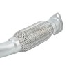 Exhaust Flex Ripple Pipe 5 to 6.5KW Wear Resistant Silent