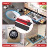 bzijaslle Silicone Shower Seal Water Dam, Black, Shower Threshold Water