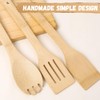 AMFUN 6 Pcs Wooden Utensil Set,Wooden Spoon Cooking Utensils Set