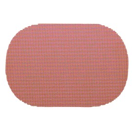 Kraftware 35536 Fishnet Placemat Dz, Oval, Orchid